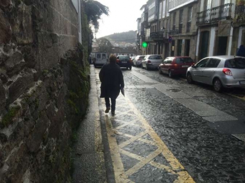 Imaxe estado actual da Rúa Castrón Douro