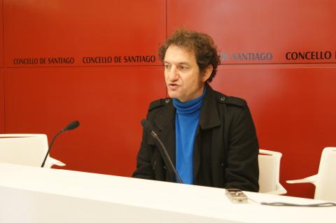 Jorge Duarte durante a rolda de prensa.